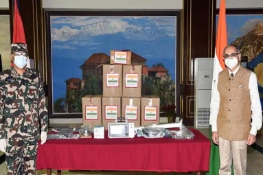 India Gifts 10 Ventilators to Nepal Army amid COVID-19 Crisis
