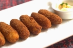 Cheese Croquettes Recipe, Crispy Potato and Cheese Croquettes Recipe, crispy potato and cheese croquettes recipe, Bread crumbs