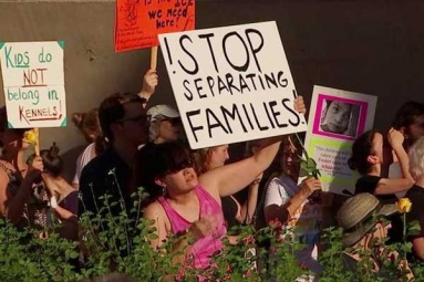 Dallas Held Rally Protesting Treatment of Immigrant Children