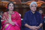 javed cancels visit, shabana on attack, javed akhtar and shabana azmi cancelled their visit to literary conference in karachi, Javed akhtar