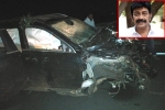 Rajasekhar accident, Rajasekhar actor, rajasekhar meets with a road accident, Mercedes benz