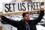 donald trump, governors, scattered protests happen in u s against stay at home orders, Utah