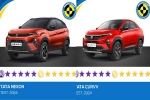 Tata Nexon and Curvv safety, Tata Nexon and Curvv features, tata nexon and curvv score 5 stars in bharat ncap crash tests, Petrol