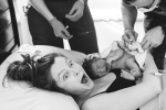 instgram, nancy ray instagram, mother s moment of surprise perfectly captured after she births a boy while expecting a girl goes viral, Jolly
