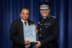 bravery award to Chouhan Pal, Chouhan Pal presented bravery award, indian origin jeweler awarded for bravery during robbery in birmingham, Birmingham