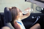 Water from Car Bottles breaking, Water from Car Bottles healthy, drinking water from bottles left in car in summer is harmful, Vitamins