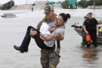 Harvey causes catastrophic floods in Houston, Hurricane Harvey causes havoc in Texas, hurricane harvey brings havoc and mayhem to texas coastline, Heavy downpour