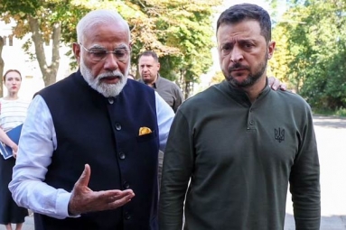 Narendra Modi meets Volodymyr Zelensky for Bilateral Talks